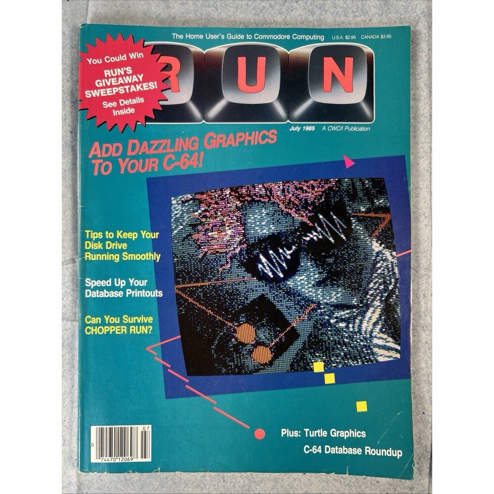 Run Magazine Commodore July 1985